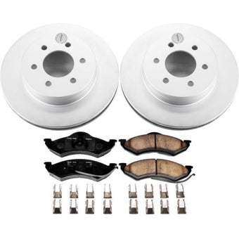 compare product Power Stop 1999 Dodge Dakota Front Z17 Evolution Geomet Coated Brake Kit