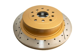 compare product DBA 02-07 Subaru WRX STi 10 Stud Hole Rear Drilled & Slotted Street Series Rotor