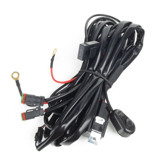 compare product Oracle Dual Deutsch DTM 40A Relay Wiring Harness w/ Illuminated Switch
