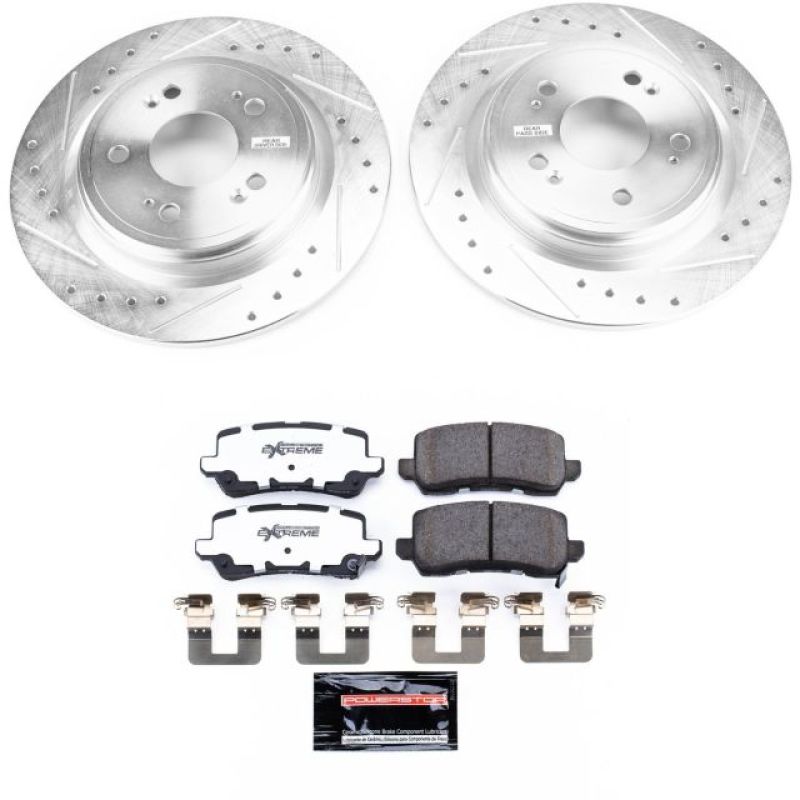 Power Stop 14 - 19 Acura RLX Rear Z26 Street Warrior Brake Kit - My Store