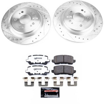 compare product Power Stop 14-19 Acura RLX Rear Z26 Street Warrior Brake Kit
