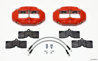 compare product Wilwood D8-4 Front Caliper Kit Red Corvette C2 / C3 65-82