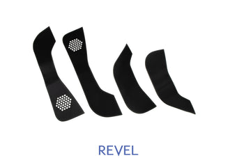 compare product Revel GT Design Kick Panel Cover (White Stitch) 16-19 Tesla Model 3 - 4 Pieces