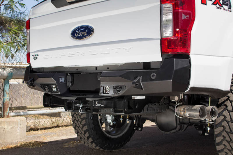 Addictive Desert Designs 17 - 18 Ford F - 250 Raptor Stealth Fighter Rear Bumper w/ Backup Sensor Cutout - My Store
