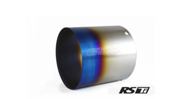 GReddy Burnt Titanium Tip 115mm Diameter 120mm Length (for Revolution RS/RS - TI/RS - Race) - 160 Rev RS - My Store