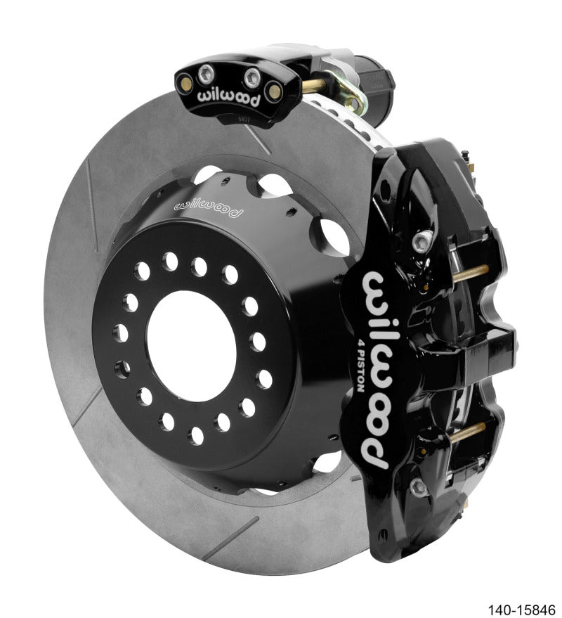 Wilwood Narrow Superlite 4R Rear P - Brk Kit AERO4 14.00in Rotor Big Ford New Style 2.50in Offset - My Store