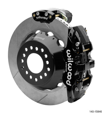 compare product Wilwood Narrow Superlite 4R Rear P-Brk Kit AERO4 14.00in Rotor Big Ford New Style 2.50in Offset