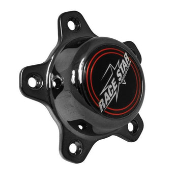 compare product Race Star 5 Lug Cap Tall Plastic Dark Star (incl. Medallion & Screws)