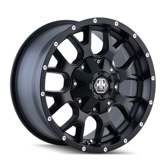compare product Mayhem 8015 Warrior 18x9 / 8x165.1 BP / 18mm Offset / 130.8mm Hub Matte Black Wheel