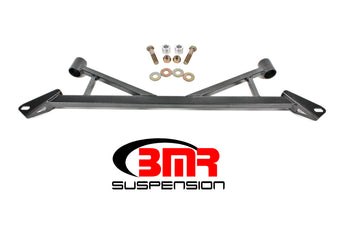 compare product BMR 15-17 S550 Mustang Front 4-Point Subframe Chassis Brace - Black Hammertone