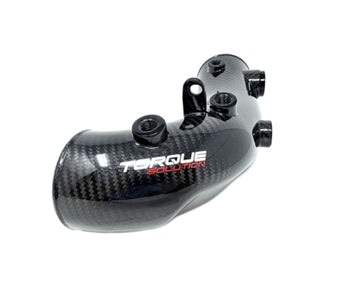 compare product Torque Solution 02-07 Subaru WRX/04-21 STI HD Hard Turbo Inlet - Carbon Fiber - OEM / 2.4in Inlet