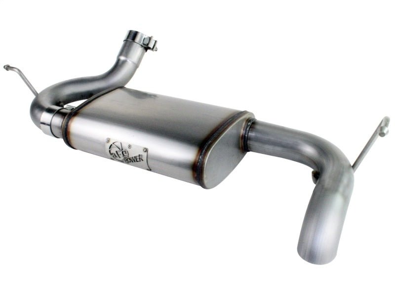 aFe MACHForce XP 07 - 17 Jeep Wrangler V6 - 3.6/3.8L 409 SS 2.5in Axle - Back Exhaust - My Store