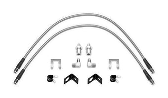 compare product Wilwood Flexline Kit 25 inch 3/8-24 to 90 Degree