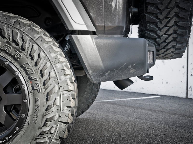 aFe MACH Force - Xp Axle - Back Hi - Tuck Exhaust System w/Black Tip 18 - 19 Jeep Wrangler (JL) V6 3.6L - My Store