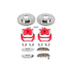 Power Stop 96 - 05 Honda Civic Front Z26 Street Warrior Brake Kit w/Calipers - My Store