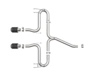 aFe Takeda 2 - 1/2in 304 SS Axle - Back Exhaust w/Carbon Tips 17 - 20 Honda Civic Sport L4 - 1.5L (t) - My Store