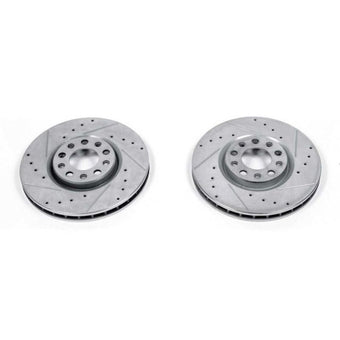 compare product Power Stop 15-17 Chrysler 200 Front Evolution Drilled & Slotted Rotors - Pair