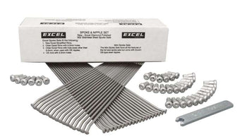 compare product Excel Front Spoke/Nipple Set (w/ Wrench) - 9 Gauge / 36 Qty - Silver