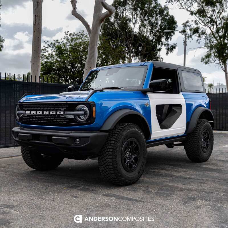 Anderson Composites 21 - 22 Ford Bronco 2DR Fiberglass Doors (Pair) w/ CF Inserts - Off Road - My Store