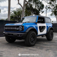 Anderson Composites 21 - 22 Ford Bronco 2DR Fiberglass Doors (Pair) w/ CF Inserts - Off Road - My Store