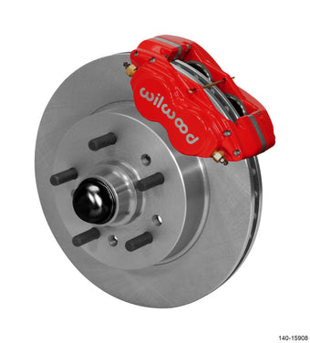 compare product Wilwood Forged Dynalite Pro Front Kit 11.00in One Piece HP Hub and Rotor - Red
