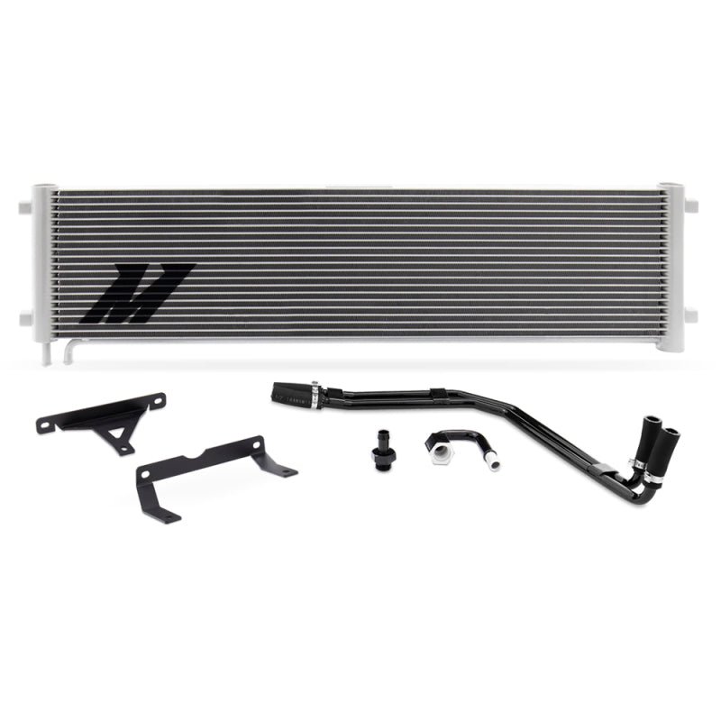 Mishimoto 17 - 19 Ford 6.7L Powerstroke Transmission Cooler Kit Silver - My Store