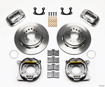 compare product Wilwood Forged Dynalite P/S Park Brake Kit Polished Small Ford 2.66in Offset