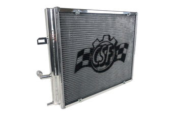 compare product CSF BMW B58/B48 Front Mount Triple-Pass Heat Exchanger w/Rock Guard