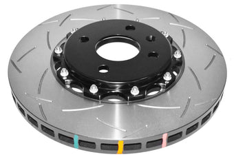 compare product DBA 2012 Lotus Exige Front Slotted 5000 Series 2 Piece Rotor Assembled w/ Black Hat