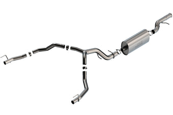 compare product Borla 21-22 Cadillac Escalade 6.2L V8 2/4WD 4DR Touring Cat-Back Exhaust w/ Factory Bezel Tips