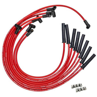 compare product Moroso GM BBC 366-454 HEI-Style w/Coil In Cap Ultra 40 8.5mm Multi-Angle Spark Plug Wire Set - Red