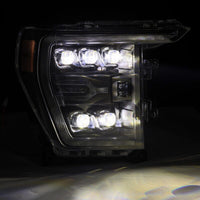 AlphaRex 21 - 22 Ford F - 150 NOVA LED Proj Headlights Plank Style Blk w/Activ Light/Seq Signal - My Store