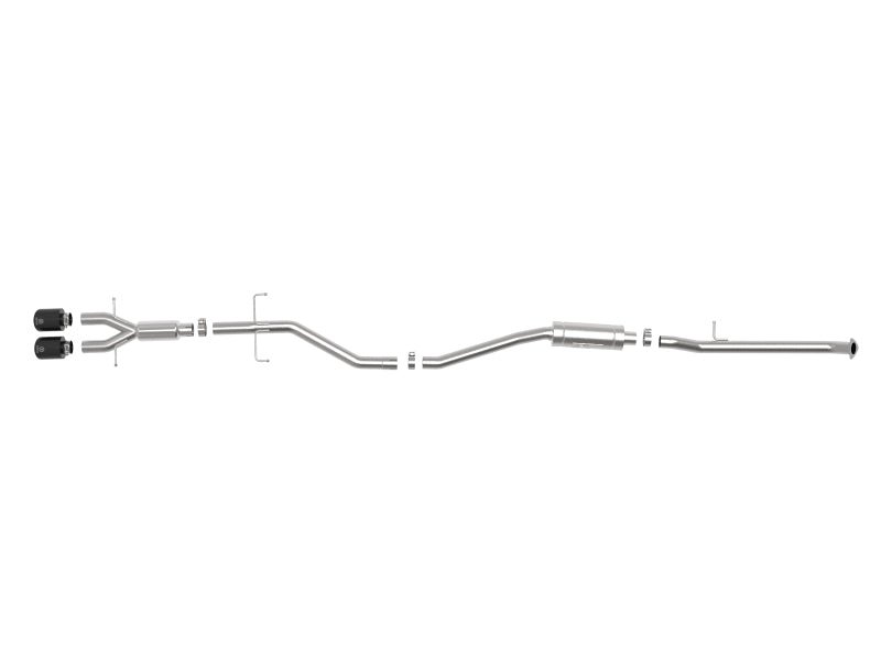 aFe Takeda 2.5in 304SS Cat - Back Exhaust System w/ Black Tips 17 - 20 Honda Civic Si Sedan I4 1.5L - My Store