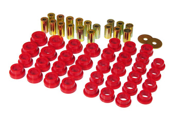 compare product Prothane Nissan Rear Control/Radius Arm/Lower Link Bushings - Red