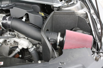 compare product JLT 11-14 Ford Mustang V6 Black Textured Cold Air Intake Kit w/Red Filter