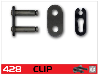 compare product RK Chain 428 Clip Link - Natural