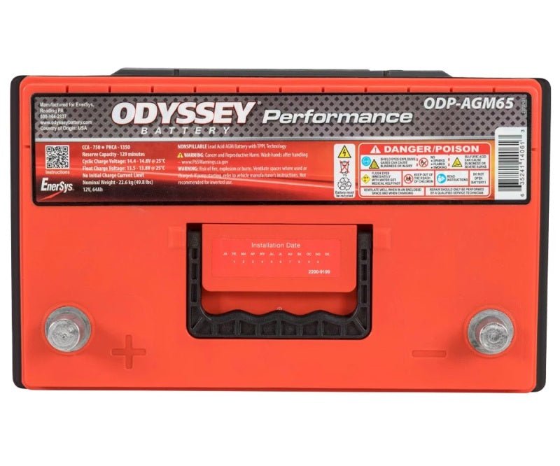 Odyssey Battery Auto/Truck/Heavy Duty & Commercial Performance AGM Battery (65 - 760) - My Store