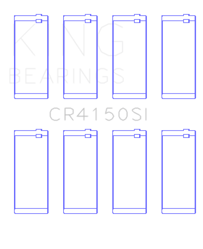 King Engine Bearings Toyota Ford ZETEC 1.6L/1.8L/2.0L Performance Rod Bearing Set - My Store