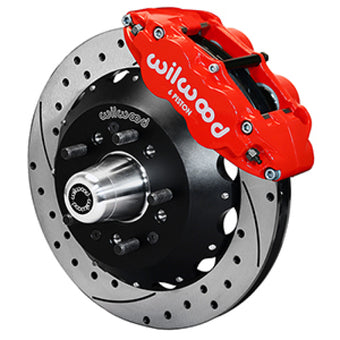 compare product Wilwood 55-57 Chevy Bel Air Superlite 6R Kit, 5 x 4.50in/4.75in Hub - 12.88in D&S Rotor - Red