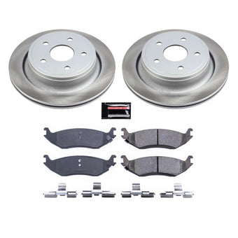 compare product Power Stop 19-22 Ram 1500 Classic Rear Semi-Coated Rotor Kit