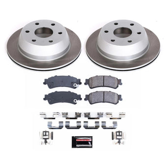 compare product Power Stop 00-02 GMC Yukon XL 1500 Rear Semi-Coated Rotor Kit