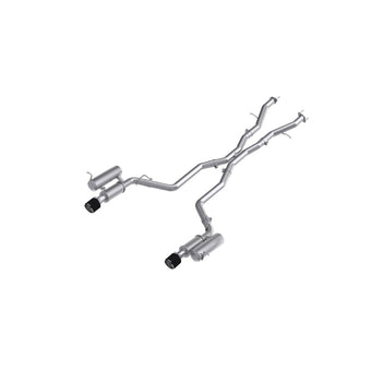 compare product MBRP 2011+ Dodge Durango T304SS 3.0in Cat-Back Dual Rear Exit Exhaust w/ Carbon Fiber Tips