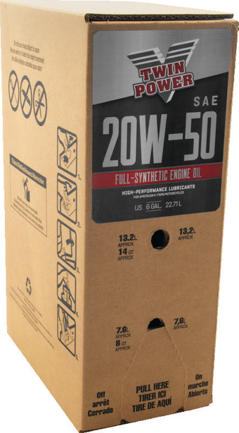 compare product Twin Power 20W50 Synthetic Oil - 6 Gallon Bag-In-Box