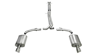 compare product Corsa 2010-2019 Ford Taurus SHO 3.5L V6 Turbo Polished Sport Cat-Back Exhaust