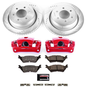 compare product Power Stop 12-18 Ford F-150 Rear Z36 Truck&Tow Kit w/Cals