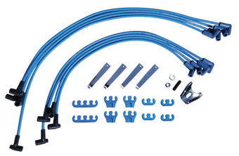 compare product Moroso Chevrolet Small Block Ignition Wire Dress-Up Kit - HEI - Blue Max - Spiral Core