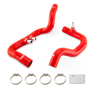 compare product Mishimoto 2018+ Jeep Wrangler JL / Gladiator JT 3.6L AT Red Silicone Radiator Coolant Hose Kit