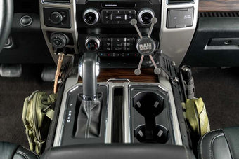 compare product DV8 Offroad 15-20 Ford F150 / 17-21 Ford F250/F350 Center Console Molle Panels & Device Mount