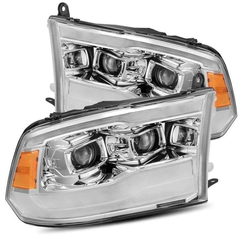 AlphaRex 09 - 18 Dodge Ram 1500HD PRO - Series Projector Headlights Plank Style Chrome w/Seq Signal/DRL - My Store