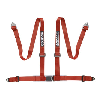 compare product Sparco Belt 2 Inch Red 4Pt Bolt-In